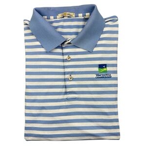 Peter Millar Wachovia Championship Quail Hollow Charlotte Golf Polo Shirt size L